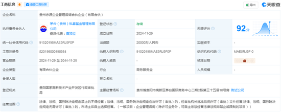 东方证券等在上海成立企管咨询合伙企业