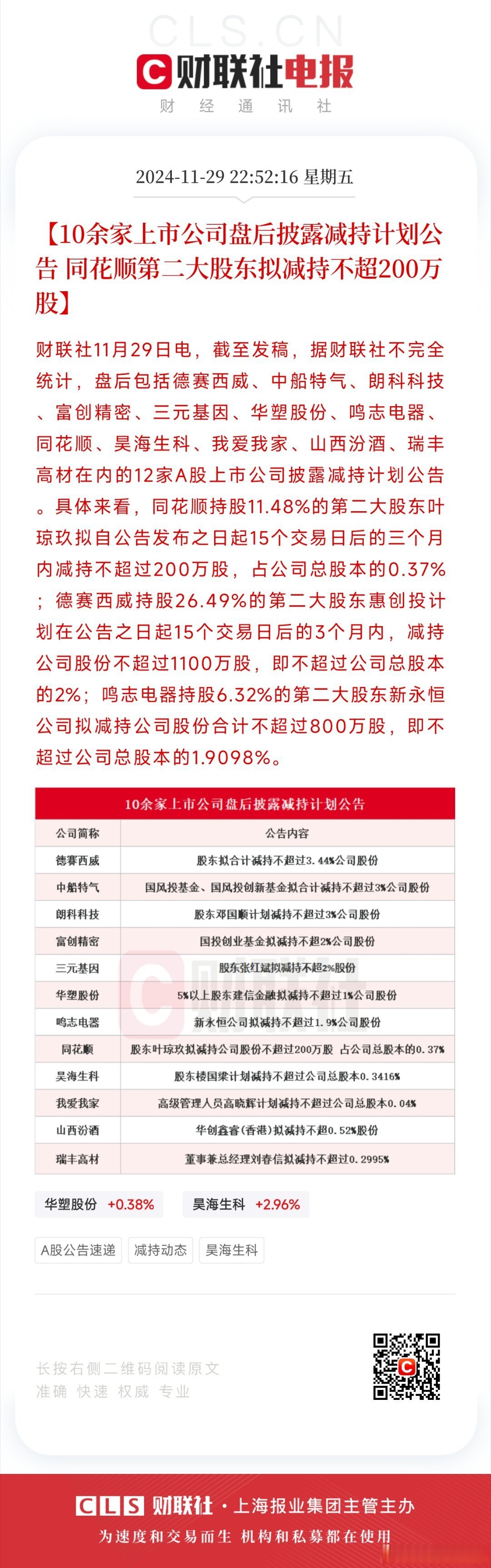 仲景食品：7月9日高管摆向荣减持股份合计1.93万股