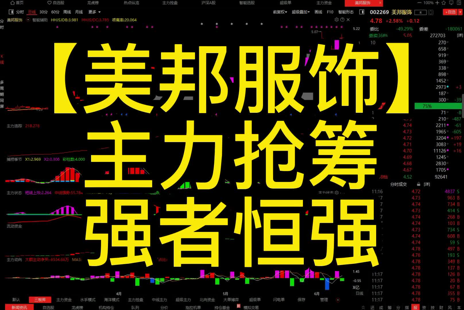 美邦股份7月23日龙虎榜数据