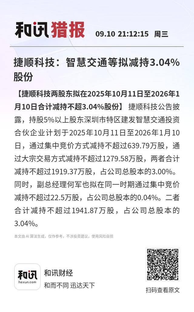 同济科技：拟减持不超总股本的0.71%的已回购股份
