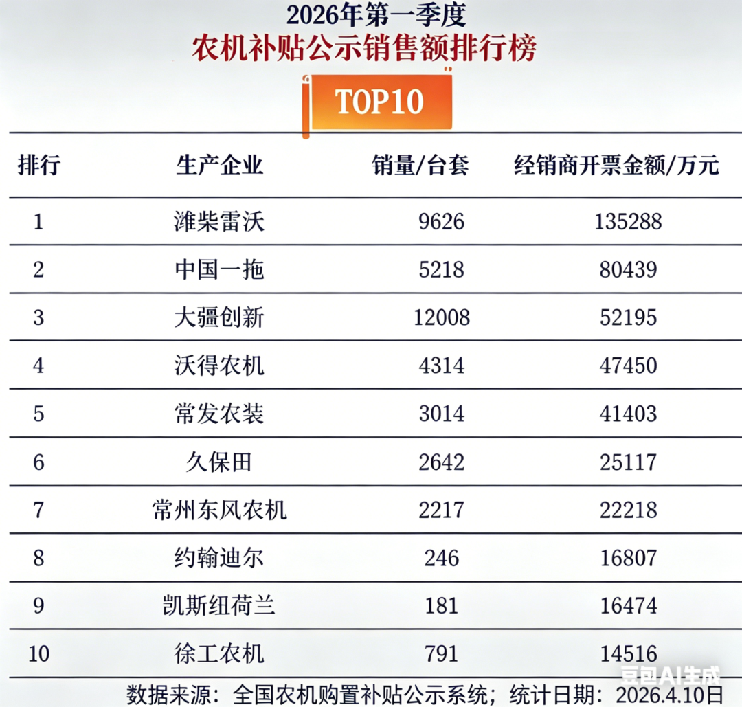 2026年全球农机行业市场规模、领先企业国内外市场份额及排名分析_保险有温度,人保财险 
