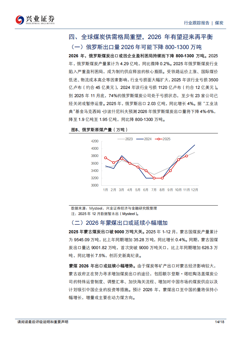 煤炭板块基本面与资金面有望共振